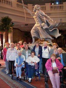 Winslow Gardens residents gather for a group photo on their tour of Amish country in Pennsylvania