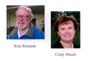 Trustees Rick Richards and Cindy Mauch